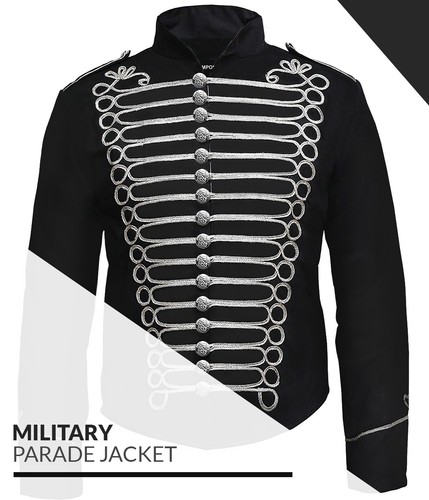 Mens hussar jacket - full, sleeve