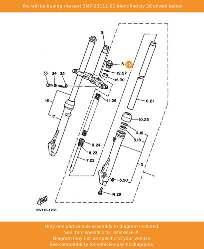 Yamaha bolt cap 3m7 - yamaha, cap,