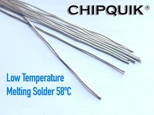 ChipQuik 16.5cm 6.5" LOW MELT MELTING SOLDER STICK SOLDERING CHIP BGA SMD 58°C
