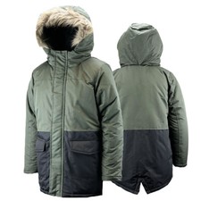 Boys Padded Fleece Lined Parka