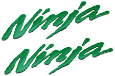 Stickers 3D Relief Green Compatible With ZX-6R ZX-6RR ZX-10R 600 636 1000