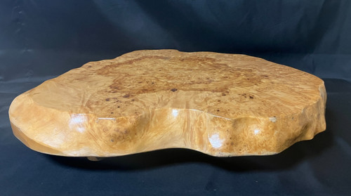 Japanese burl display stand - japanese,