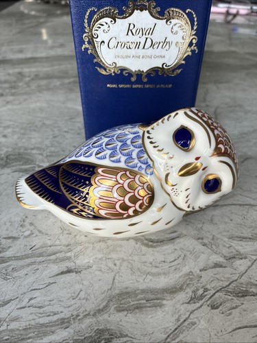 Royal crown derby owl - royal,