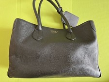 A.D.M.J Leather Tote Bag Black