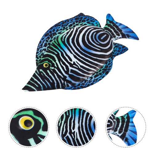 Decorative blue iron - blue, fish