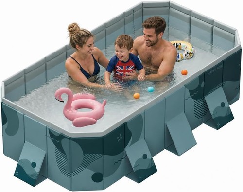 Foldable pool non inflatable - foldable, non-inflatable