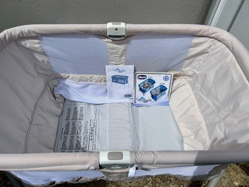 Travel cot with mattress - with,
