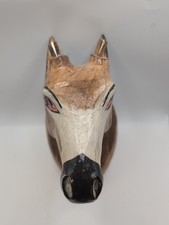 Wood Carved Animal Head Wall