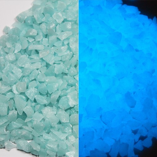 Glow gravel blue 12mm - glow, 5-12mm