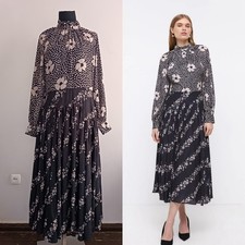 Coast Pleated Dress Combining