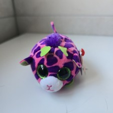 Ty Teeny Tys - Ferris the Giraffe- Soft Plush Beanie with Tags - 3/4"