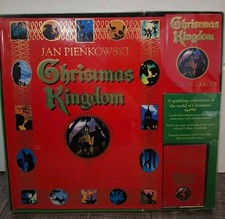 Jan Pienkowski Christmas Kingdom Pop Up Centre Piece Advent Carol Book Vintage