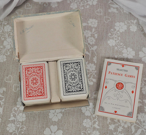 Vintage patience mini playing - vintage,