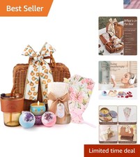 Personalized Spa Basket: Thoughtful Get Well Gift for Her with Aromatherapy