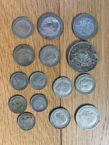 14x pre 1947 - 14x, silver