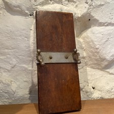 Vintage 1920s Tie Press Wooden Wardrobe Laundry Accessory