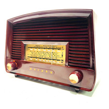 Murphy Bakelite Midget Valve Radio Model U198H  - Very Clean & Complete