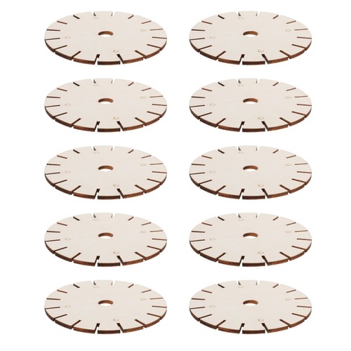 10pcs wood kumihimo braiding - 10pcs,