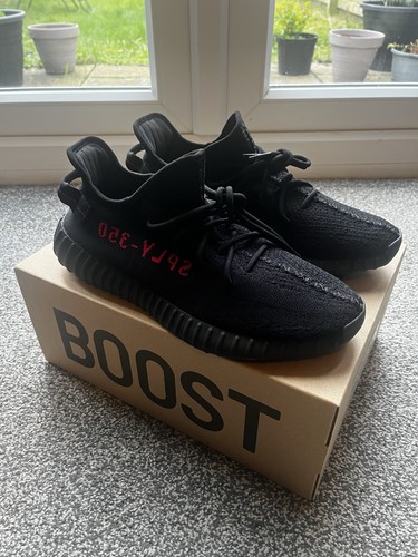Yeezy boost 350 black red - boost, v2