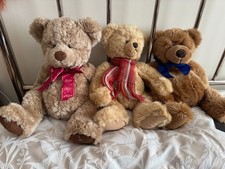 XMAS PICK =  3x Teddy Bear -Vintage Russ Berrie Collection :  Alfie 2000 2003