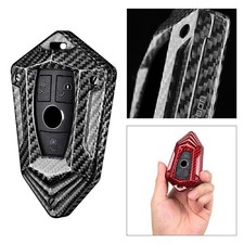 Silver black key fob case - silver,