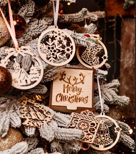 Christmas handmade wooden - 6,