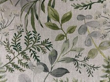 Country Ferns Linen Fabric