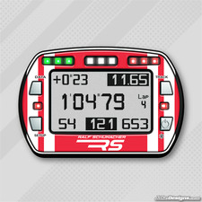 RS KART STYLE GEL STICKER FOR
