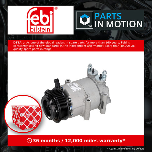 Air con compressor fits ford - air,