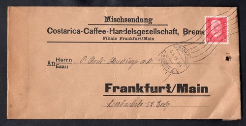 Germany 1929 costa rica coffee - 1929,