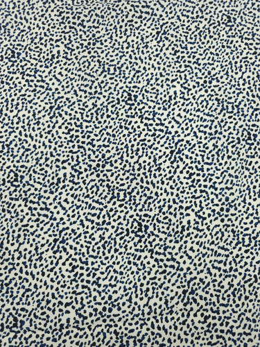 Black blue speckle - speckle, viscose