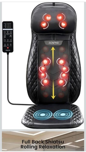 Renpho back massager with - renpho,