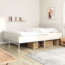 Bed Frame White Powder-Coated