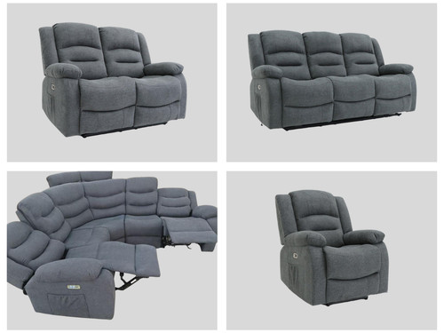Grey fabric power - fabric,