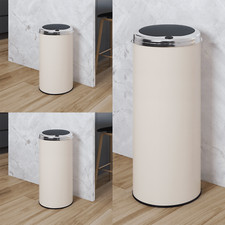 Inmotion Touch Open Manual Stainless Steel Kitchen Waste Dust Bin Various Colour