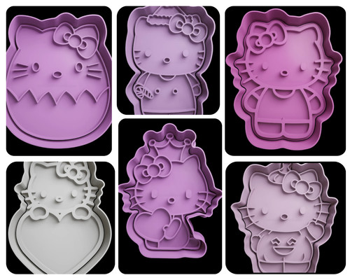 Hello kitty cookie cutters - cutters, +