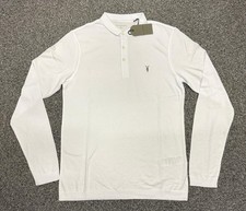 All Saints Parlour Long Sleeve Knitted Polo Shirt