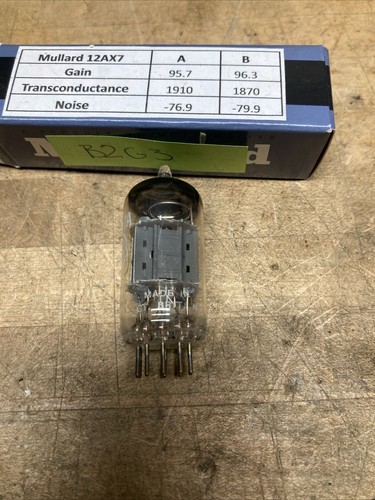1962 mullard 12ax7 ecc83 tube - 1962,