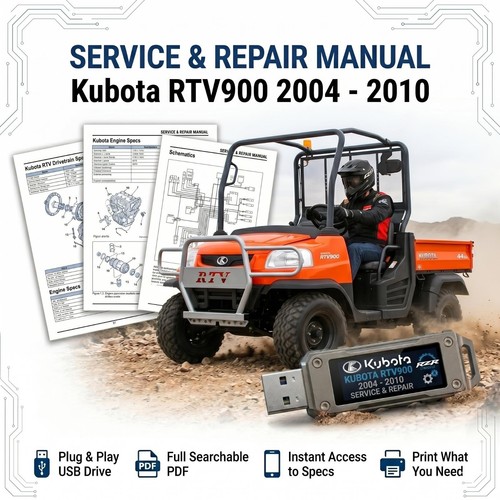 Kubota rtv900 2004 2005 - rtv900,