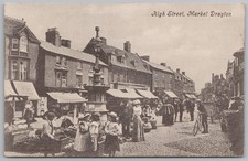 Market drayton high street - market,
