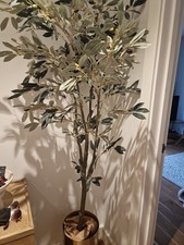 House of Isabella Artificial Olive Tree with Gold Pot 150 CM Artificial Plant