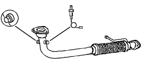 Klarius front pipe - pipe, rover
