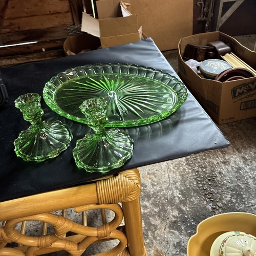 Vintage art deco - vintage, green