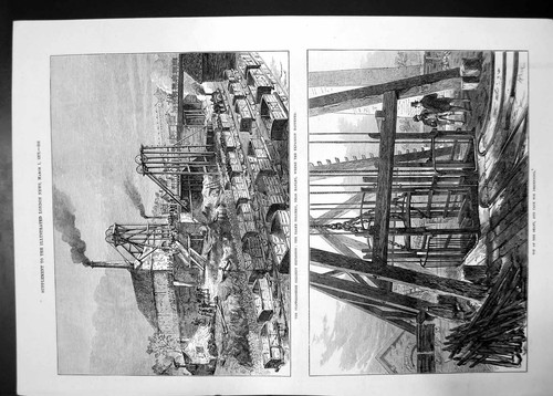 Antique old print - old,