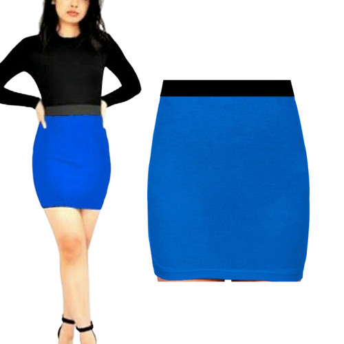 Womens plain bodycon stretch - womens,
