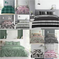 4 Pcs Complete Bedding Set Duvet Quilt Cover Fitted Sheet Pillowcase Double King