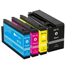 4 Ink Cartridges For HP Officejet Pro 8610 8620 8600 Plus (950XL 951XL)