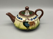 VINTAGE LONGPARK TORQUAY MOTTO WARE TEAPOT DUEE DRINK A CUP A TAY