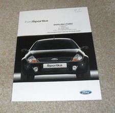 Ford Sportka Brochure 2003 -