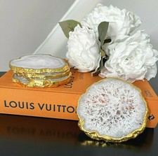 Crystal Coasters -White and